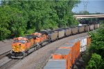 Coal loads ease east